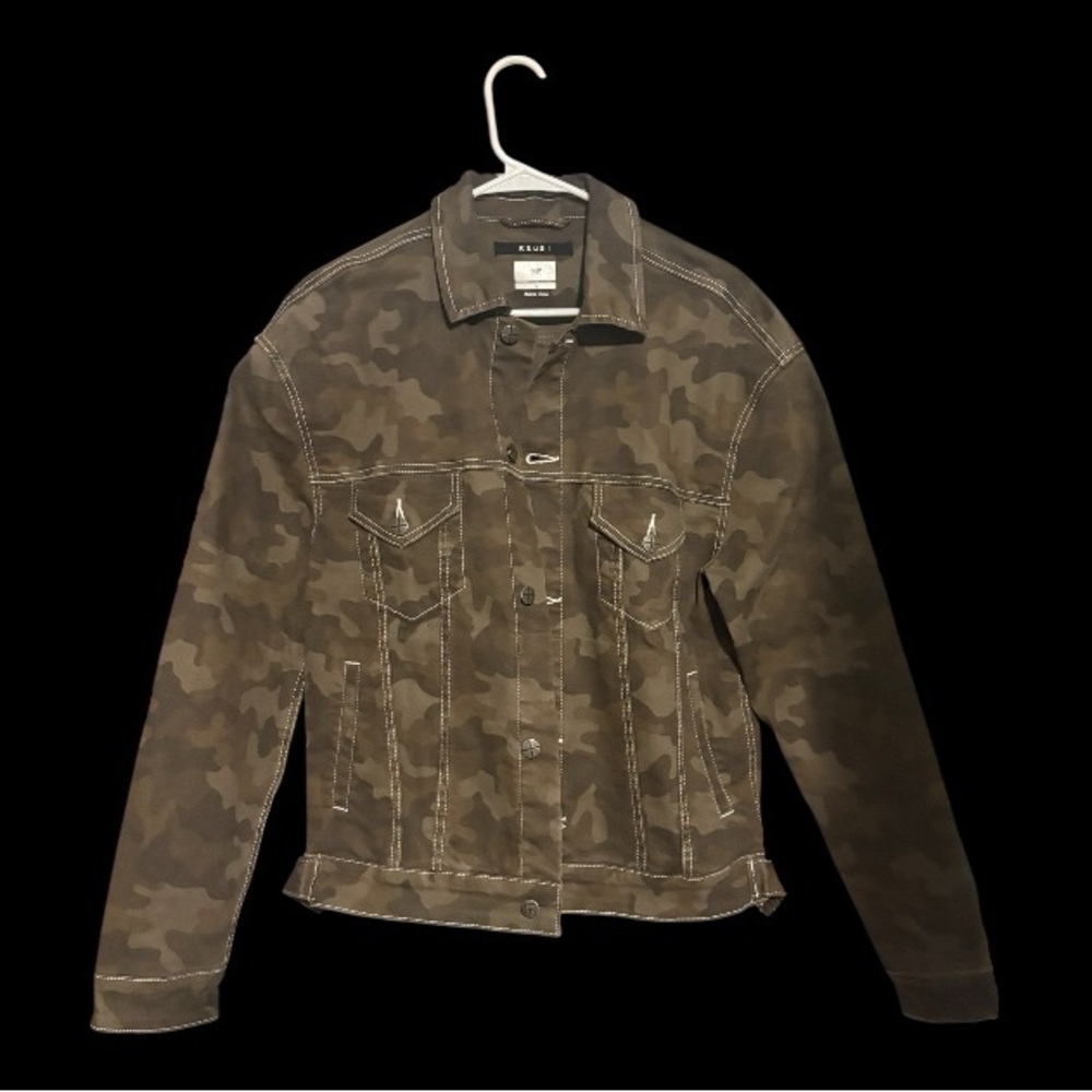 Ksubi Olive Camouflage Jacket